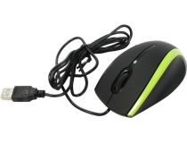 Defender Optical Mouse MM-340 Black&Green  (RTL) USB 3btn+Roll 52346 
