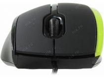 Defender Optical Mouse MM-340 Black&Green  (RTL) USB 3btn+Roll 52346 