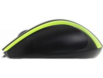 Defender Optical Mouse MM-340 Black&Green  (RTL) USB 3btn+Roll 52346 