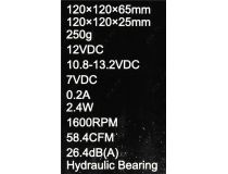 ID-Cooling  ID-CPU-DK-03  (3пин,1155/AM2/AM3/FM2,26.4дБ,1600об/мин, Al)