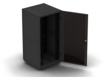 NT BUSINESS 2 MG33-88 B Шкаф 19 напольный 33U 800*800, дверь со стеклом, чёрный (4ч)