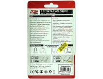 AgeStar 31UBCP3C-Black (Внешний бокс для 2.5 SATA HDD, USB3.1)