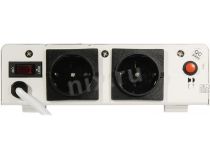 Стабилизатор настенный SVEN AVR Slim-2000 LCD White (вх.140-260V, вых.198-242V, 1200W, 2 розетки Euro)