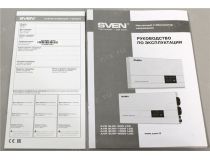 Стабилизатор настенный SVEN AVR Slim-2000 LCD White (вх.140-260V, вых.198-242V, 1200W, 2 розетки Euro)