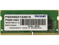 Patriot PSD48G213381S DDR4 SODIMM 8Gb PC4-17000  CL15 (for NoteBook)