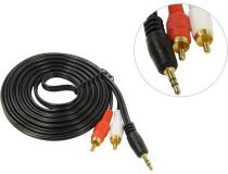 Exegate EX225929RUS  Кабель Jack3.5-M --  2RCA-M 3м