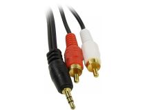 Exegate EX225929RUS  Кабель Jack3.5-M --  2RCA-M 3м