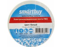 SmartBuy SBE-IT-19-20-w Изолента ПВХ (белая, 19x0.18мм, 20м)