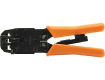 VCOM D1903 Инструмент для обжима коннекторов RJ-45, RJ-11/12, с фикс.