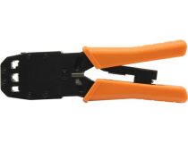 VCOM D1903 Инструмент для обжима коннекторов RJ-45, RJ-11/12, с фикс.