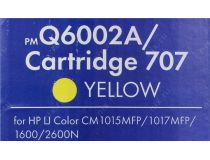 Картридж NV-Print аналог Q6002A/Cartridge 707 Yellow для HP CM1015MFP/1017MFP/1600/2600N