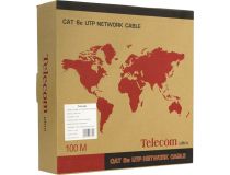 Кабель UTP 4 пары кат.6 бухта 100м  Telecom Ultra TU634157E 