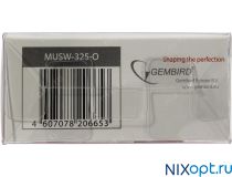 Gembird Wireless Optical Mouse  MUSW-325-O (RTL) USB 3btn+Roll