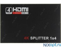 Orient HSP0104HN HDMI Splitter (1in - 4out, ver1.4) + б.п.