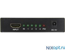 Orient HSP0104HN HDMI Splitter (1in - 4out, ver1.4) + б.п.