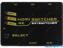 Orient HS0301H HDMI Switcher (3in -  1out, ver1.4, ПДУ)
