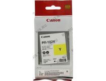 Чернильный контейнер Canon PFI-102Y Yellow для iPF500/510/600/605/610/650/655/700/710/720/750/755/760/765