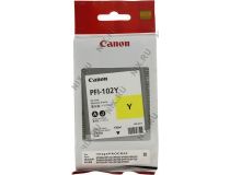 Чернильный контейнер Canon PFI-102Y Yellow для iPF500/510/600/605/610/650/655/700/710/720/750/755/760/765