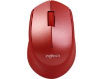 Logitech M330 Silent Plus Red Wireless Mouse  910-004911  (RTL) USB 3btn+Roll