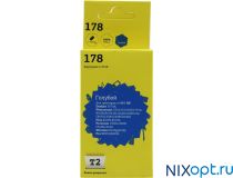 Картридж T2 ic-h318 (№178) Cyan для HP DJ 3070A, PS 5510/5515/6510/7510/B010b/B109c/B110a/C5383/C6383