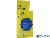 Картридж T2 ic-h318 (№178) Cyan для HP DJ 3070A, PS 5510/5515/6510/7510/B010b/B109c/B110a/C5383/C6383
