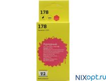 Картридж T2 ic-h319 (№178) Magenta для HP DJ 3070A, PS 5510/5515/6510/7510/B010b/B109c/B110a/C5383/C6383
