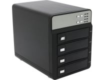 AgeStar 3C4B3A1-Black (Внешний бокс для 4x3.5  SATA HDD, USB3.0/eSATA,