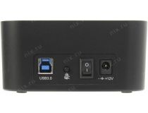 AgeStar 3UBT6(-6G)-Black SATA Docking Station (для подключения 3.5 /2.5 SATA HDD, USB3.0)