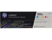 Картридж HP CF370AM (№305A) Tri-Pack Yellow/Magenta/Cyan для HP LJ 300/400, M351/375/451/475
