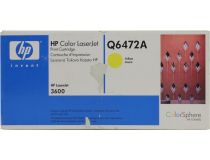 Картридж HP Q6472A (№502A) YELLOW для HP COLOR LJ 3600