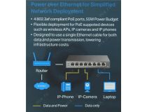 TP-LINK TL-SG108PE 8-Port Gigabit Smart Switch (4UTP 1000Mbps + 4UTP 1000Mbps PoE)