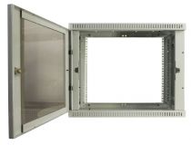 NT WALLBOX 9-63 G Шкаф 19 настенный, серый 9U 600x350, дверь стекло-металл