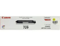 Тонер-картридж Canon 729 Yellow для LBP7010C серии