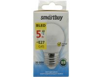 Smartbuy SBL-G45-05-30K-E27 (E27, 350 люмен,3000К, 5Вт, 160-240В)