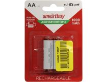 Аккумулятор Smartbuy SBBR-2A02BL1000 (1.2V, 1000mAh) NiMh, Size AA  уп. 2 шт 