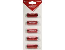 Smartbuy SBBA-2A05B, Size AA , 1.5V, щелочной (alkaline)  уп. 5 шт 