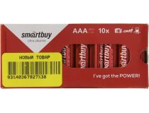 Smartbuy SBBA-3A10BX, Size AAA , 1.5V, щелочной (alkaline)  уп. 10 шт 