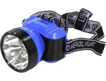 Фонарь Smartbuy SBF-25-B  (налобный, 1+8 светодиодов, аккум+З/У)