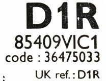 Philips Vision 85409VIC1 Лампа автомобильная (D1R, 35W, 85V)