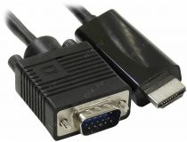 Telecom TA670-1.8m  Кабель-адаптер HDMI -- VGA(15M)