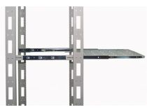 NT SSl620 G Полка 19 выдвижная с направляющими, серая L=620 мм, перфорированная