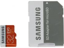 Samsung EVO Plus MB-MC32GA/RU/APC microSDHC Memory Card 32Gb Class10 UHS-I U1+ microSD-- SD Adapter