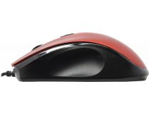 JETACCESS Comfort Optical Mouse OM-U50 Red  (RTL) USB 4btn+Roll