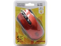 JETACCESS Comfort Optical Mouse OM-U50 Red  (RTL) USB 4btn+Roll