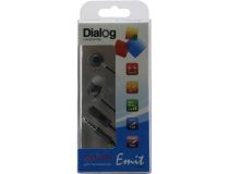 Наушники с микрофоном Dialog ES-F57  Grey  (шнур 1м)