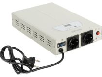 Стабилизатор Powerman AVS 2000S (вх.140-260V, вых.220V±8%, 2000VA, 2 розетки Euro)