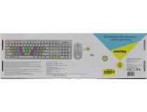 Smartbuy SBC-218346AG-W (Кл-ра, USB, FM+Мышь 3кн, Roll, FM)