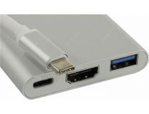 Кабель-адаптер USB-C - HDMI (F) + USB3.0+USB-C port