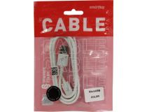 Smartbuy iK-12c white  Кабель USB A-- micro-B 1м