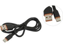 Smartbuy iK-3112 black  Кабель USB A-- USB-C 1м